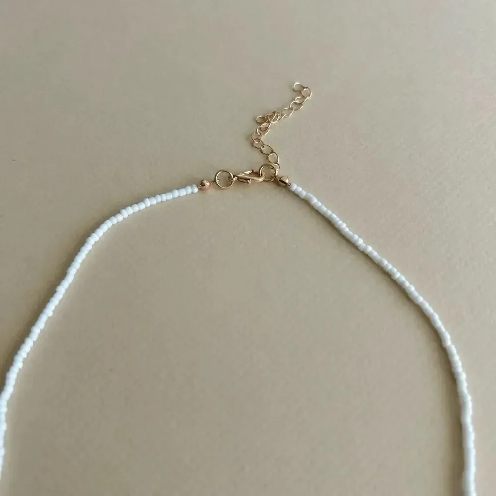 Boho pearl Necklace #1960